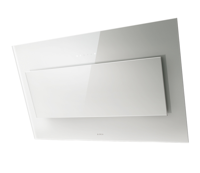 ELICA hotte murale VERTIGO (Blanc 90 cm - Verre)