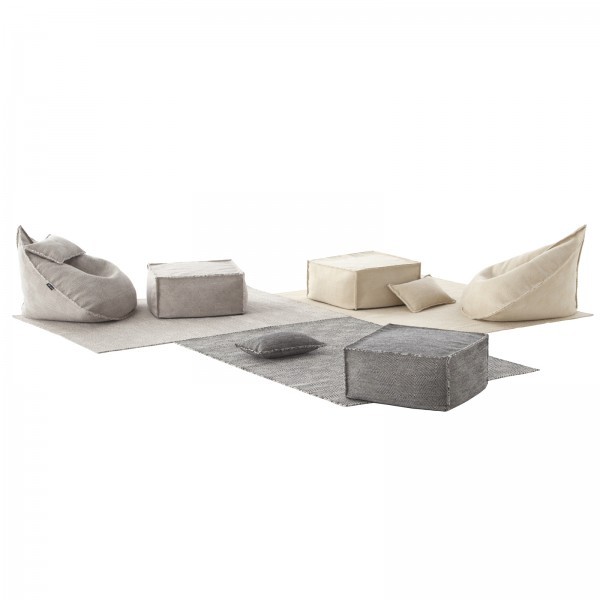GAN of GANDIA BLASCO square pouf SAIL
