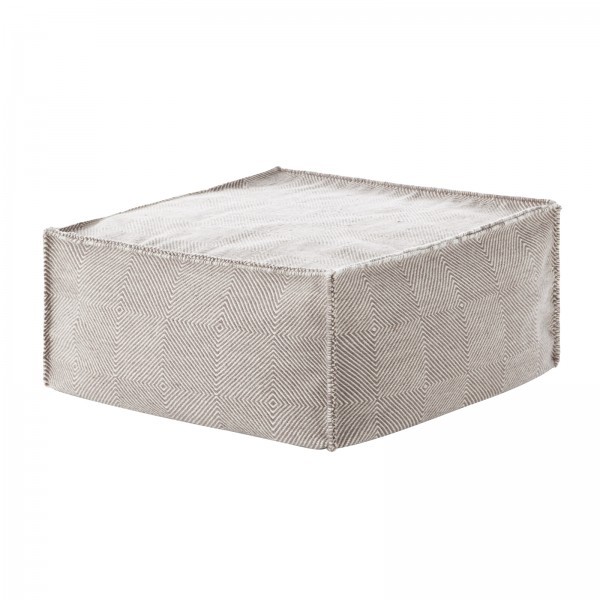 GAN de GANDIA BLASCO pouf carré SAIL (Taupe - Laine)