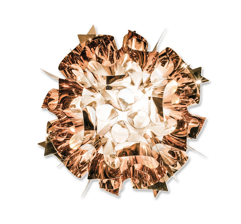 SLAMP lampe murale applique lampe au plafond plafonnier VELI MINI COPPER (Copper - Copperflex®)