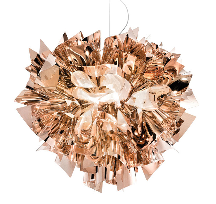 SLAMP lampe à suspension VELI SUSPENSION LARGE COPPER (Copper - Copperflex®)