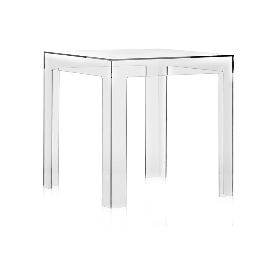 KARTELL table basse JOLLY (Cristal - Polycarbonate transparent)