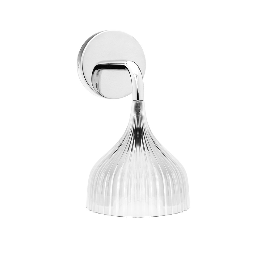 KARTELL lampe murale applique È (Cristal - Polycarbonate 2.0 à partir de matière première renouvelab
