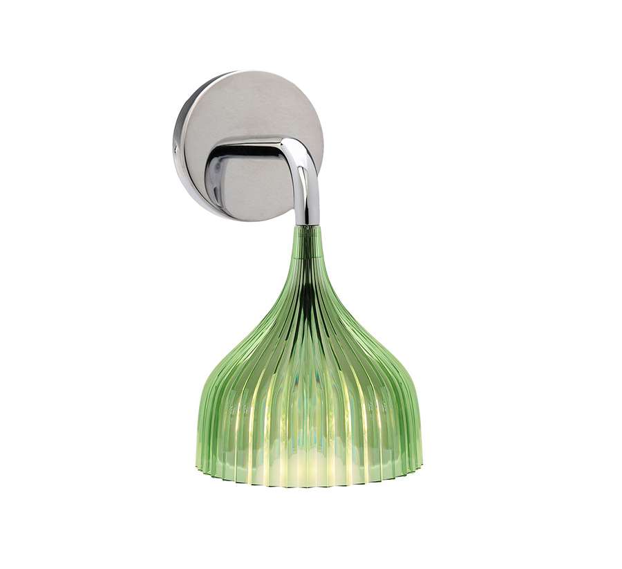 KARTELL lampe murale applique È (Vert - Polycarbonate 2.0 à partir de matière première renouvelable)