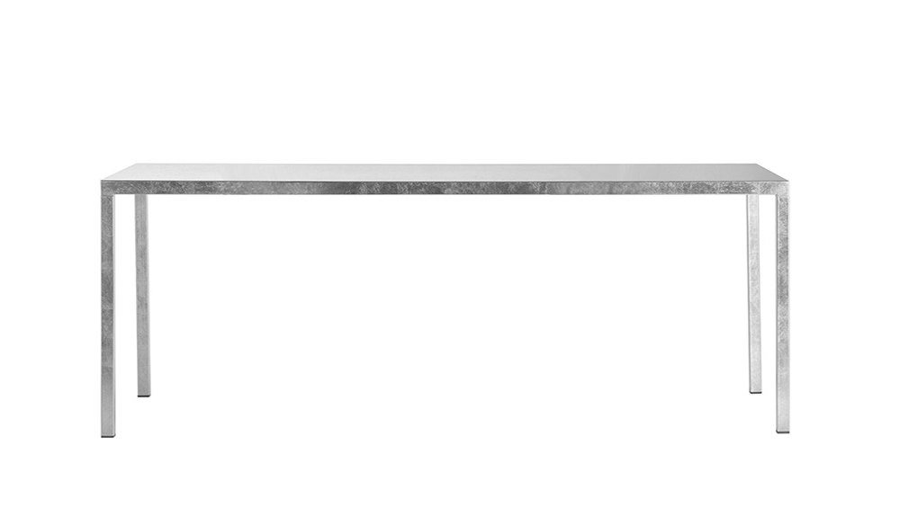 OPINION CIATTI table ILTAVOLO 190 cm (Feuille d'argent - Métal)