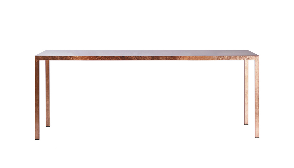 OPINION CIATTI table ILTAVOLO 190 cm (Feuille de cuivre - Métal)