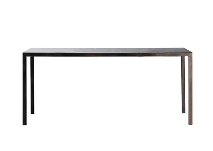 OPINION CIATTI table ILTAVOLO 140 cm (Bronze - Métal)