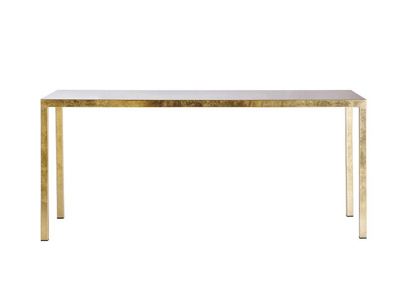 OPINION CIATTI table ILTAVOLO 140 cm (Feuille d'or - Métal)