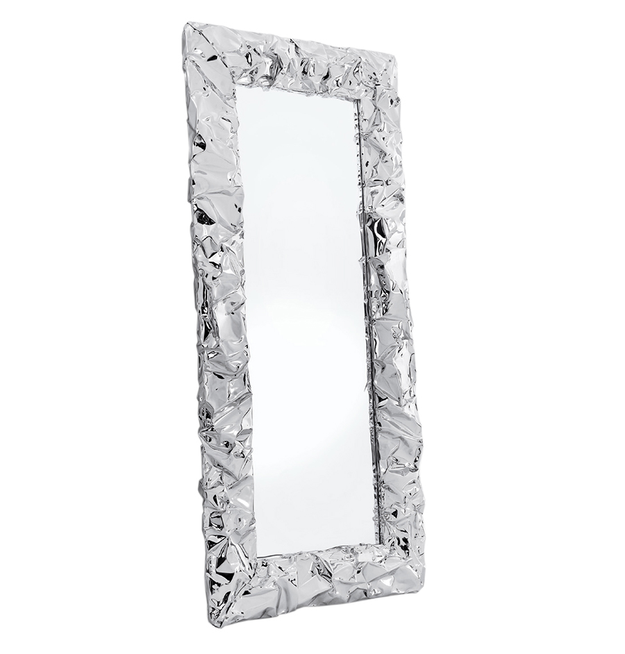 OPINION CIATTI miroir mural rectangulaire TAB.U MIRROR (L 190 cm Chromé - aluminium et verre)