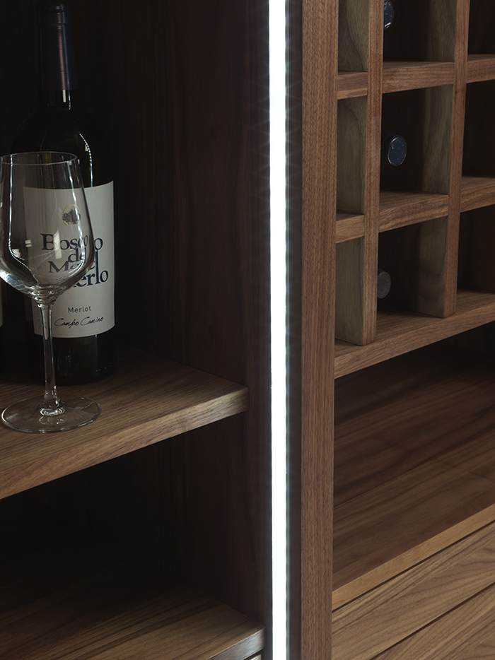 RIVA 1920 meuble à vin CAMBUSA WINE