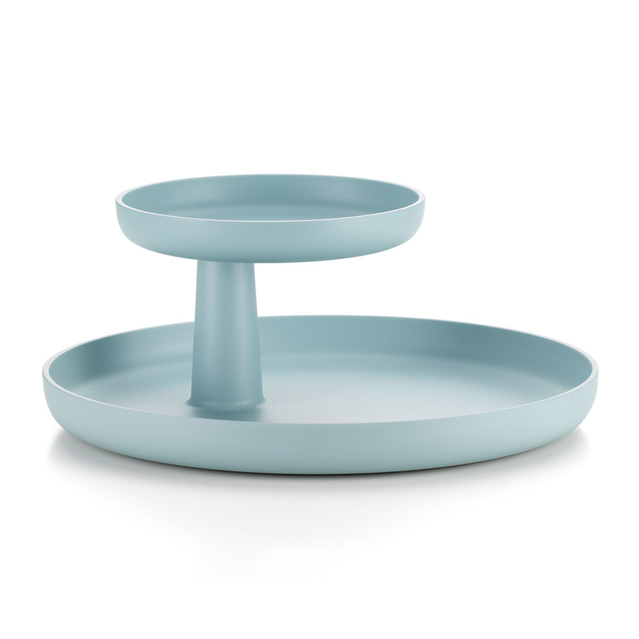 VITRA plateau ROTARY TRAY (Gris glace - ABS)