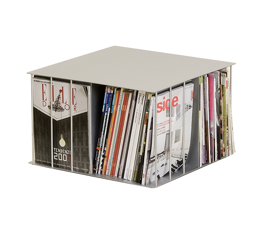 KRIPTONITE bibliothèque verticale KROSSING ROTANTE 50x50 cm (Aluminium - Métal)