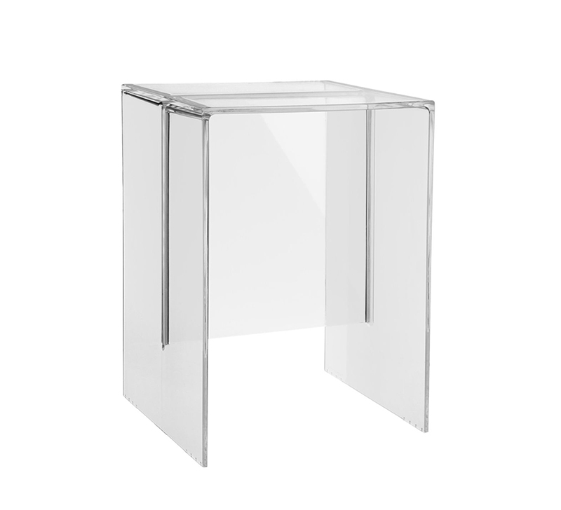 KARTELL by Laufen table tabouret MAX-BEAM (Cristal - PMMA transparent)