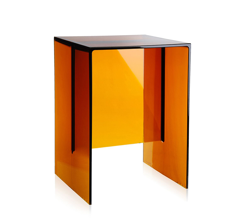 KARTELL by Laufen table tabouret MAX-BEAM (Ambre - PMMA transparent)