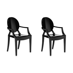 KARTELL set of 2 chairs LOUIS GHOST