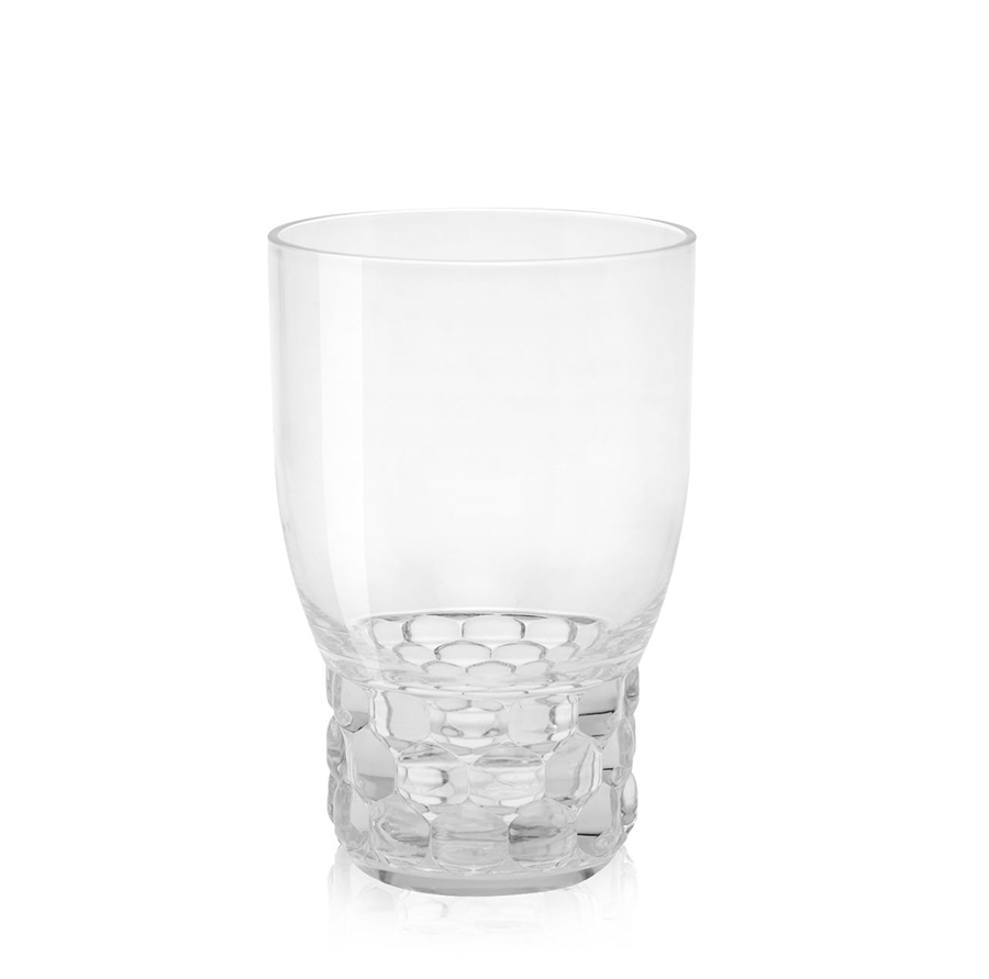 KARTELL set de 4 verres JELLIES FAMILY (H 13 cm / Cristal - PMMA)