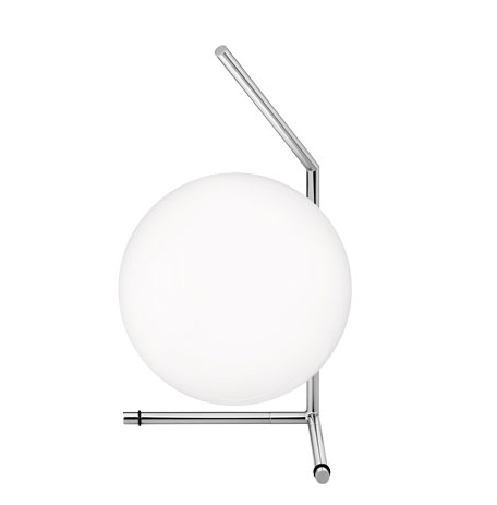 FLOS lampe de table IC T1 LOW (Acier chromé - Verre soufflé et métal)