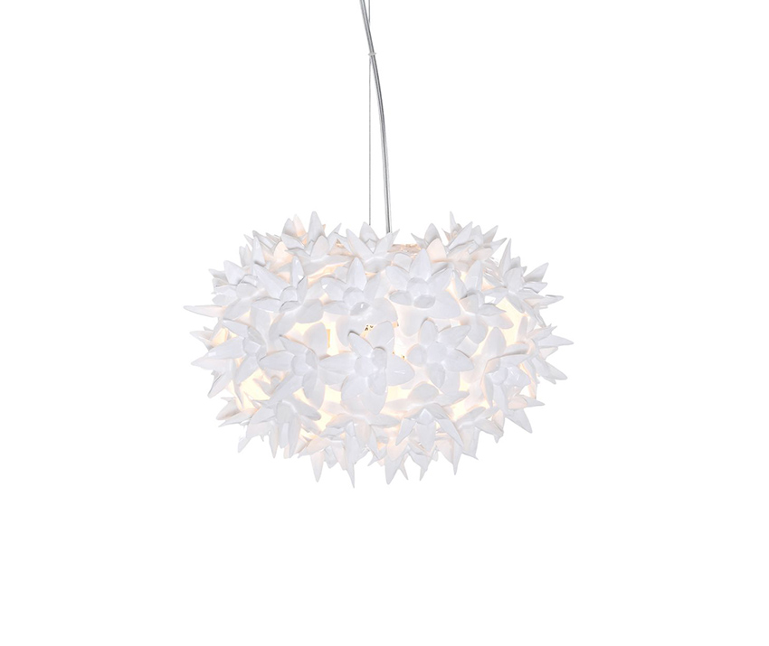 KARTELL lampe à suspension BLOOM NEW (Cristal Ø 28 cm - Technopolymère thermoplastique transparent)