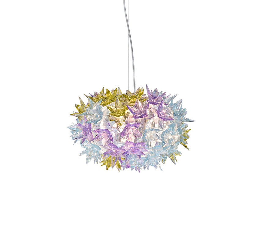 KARTELL lampe à suspension BLOOM NEW (Lavande Ø 28 cm - Technopolymère thermoplastique transparent)