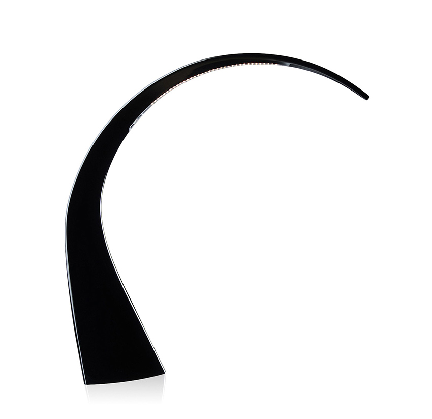 KARTELL lampe de table TAJ (Noir brillant - Teinté dans la masse PMMA)