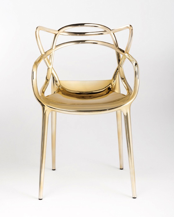 KARTELL chaise MASTERS MÉTALLISÉ PRECIOUS COLLECTION