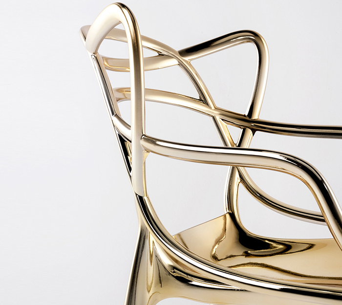 KARTELL chaise MASTERS MÉTALLISÉ PRECIOUS COLLECTION
