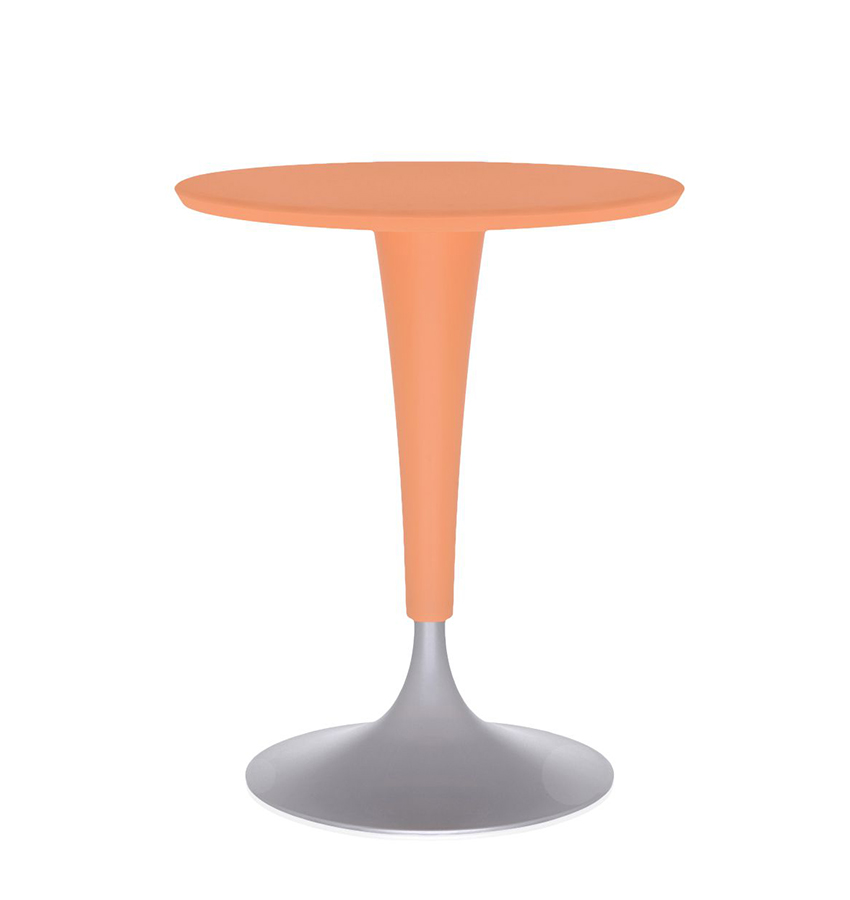 KARTELL table Dr. NA (Orange clair - Plateau: SMC anti-rayures peint)
