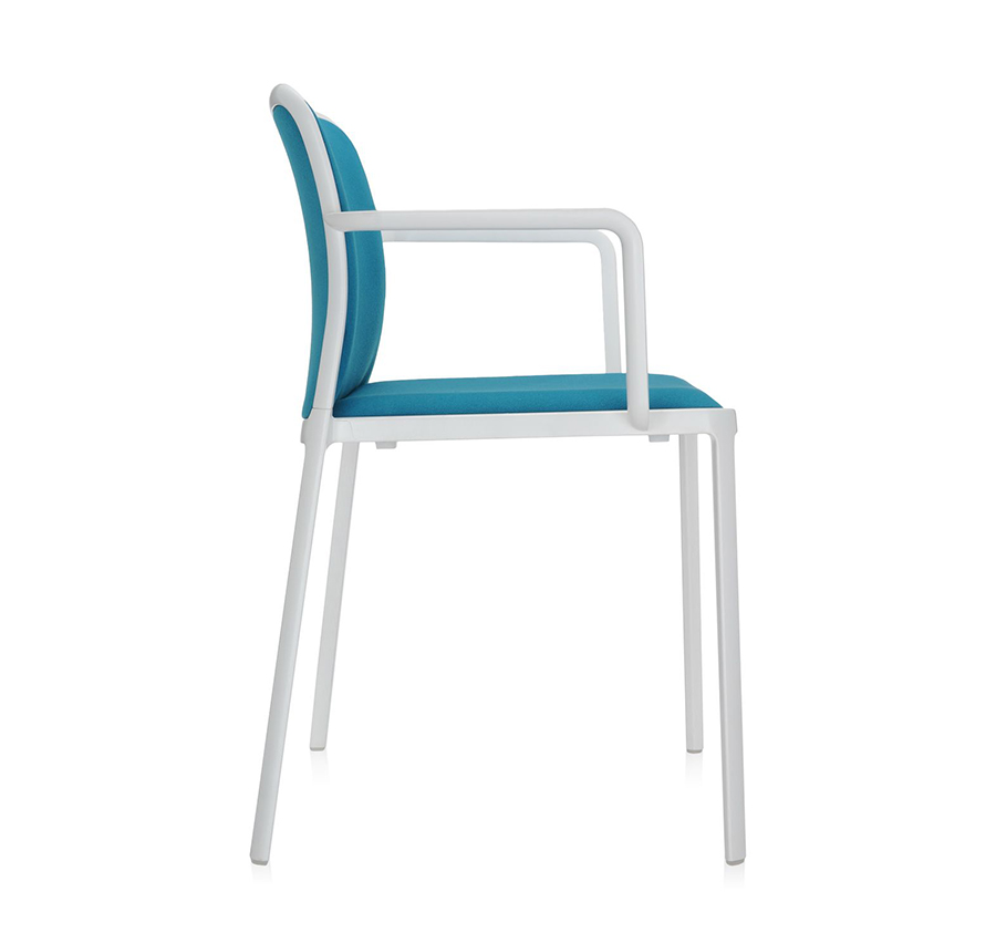 KARTELL set of 2 armchairs AUDREY SOFT fabric TREVIRA