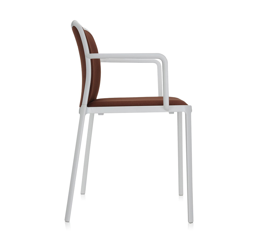 KARTELL set of 2 armchairs AUDREY SOFT fabric TREVIRA