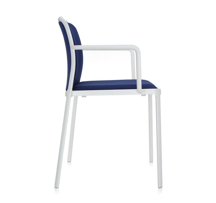 KARTELL set of 2 armchairs AUDREY SOFT fabric TREVIRA