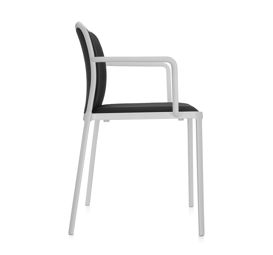 KARTELL set of 2 armchairs AUDREY SOFT fabric TREVIRA