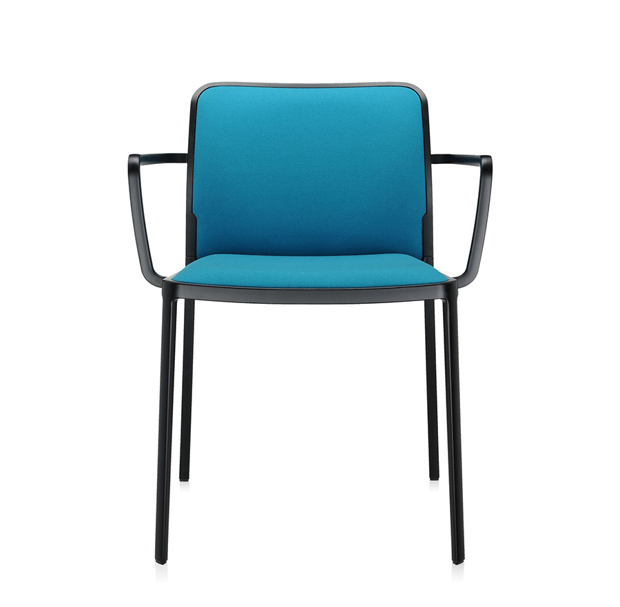 KARTELL set of 2 armchairs AUDREY SOFT fabric TREVIRA