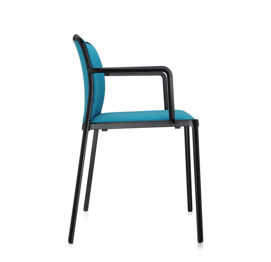 KARTELL set of 2 armchairs AUDREY SOFT fabric TREVIRA