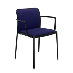 KARTELL set of 2 armchairs AUDREY SOFT fabric TREVIRA