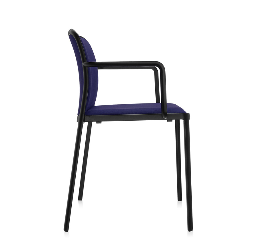 KARTELL set of 2 armchairs AUDREY SOFT fabric TREVIRA