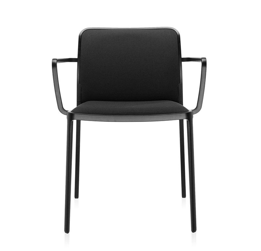 KARTELL set of 2 armchairs AUDREY SOFT fabric TREVIRA