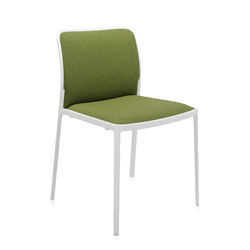 KARTELL set de 2 chaises AUDREY SOFT tissé TREVIRA
