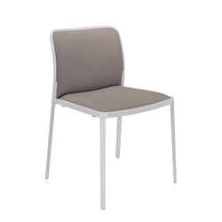 KARTELL set de 2 chaises AUDREY SOFT tissé TREVIRA