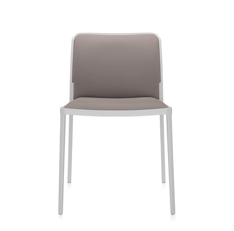 KARTELL set de 2 chaises AUDREY SOFT tissé TREVIRA