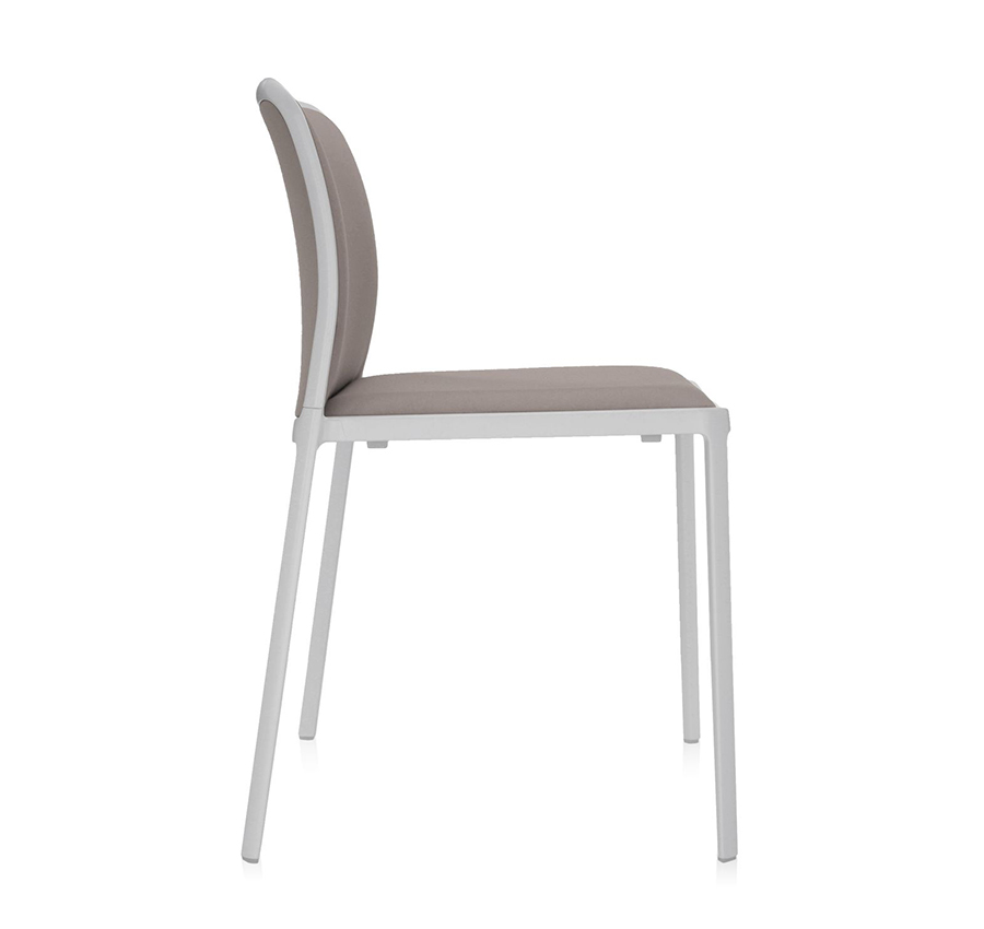 KARTELL set de 2 chaises AUDREY SOFT tissé TREVIRA