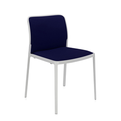 KARTELL set de 2 chaises AUDREY SOFT tissé TREVIRA