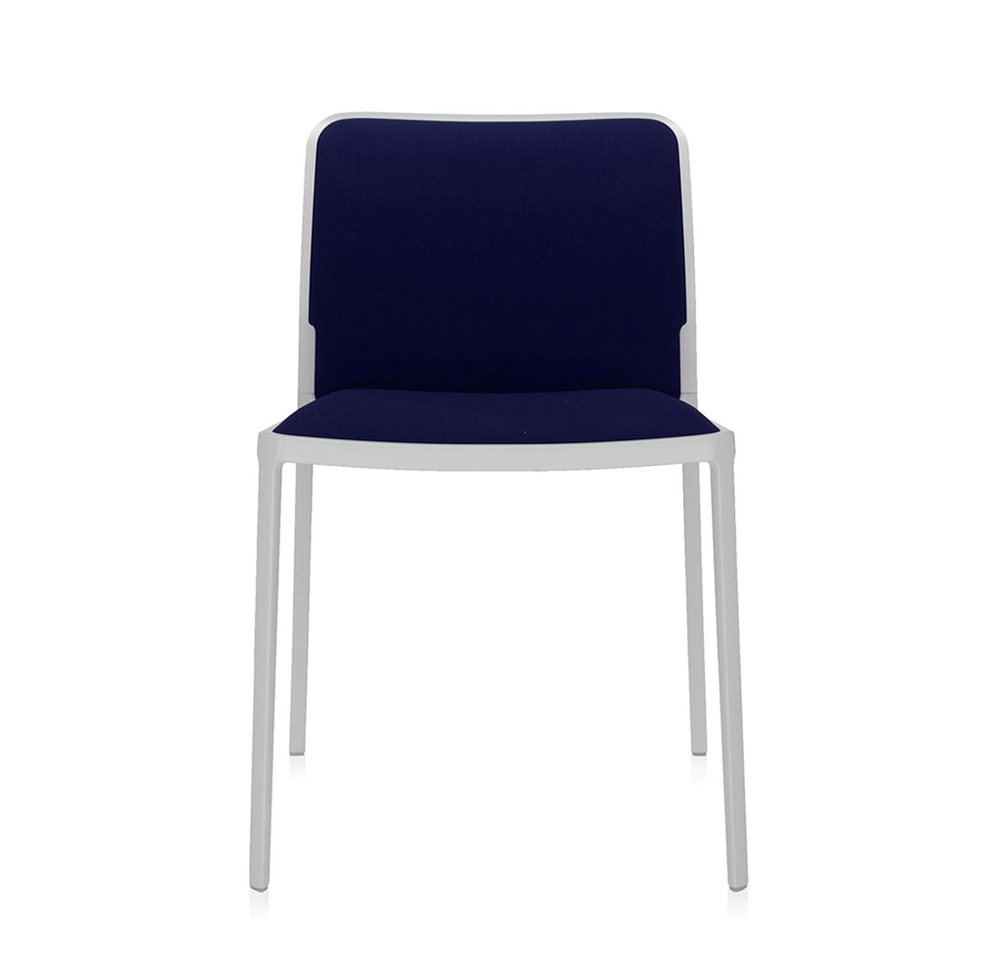 KARTELL set de 2 chaises AUDREY SOFT tissé TREVIRA