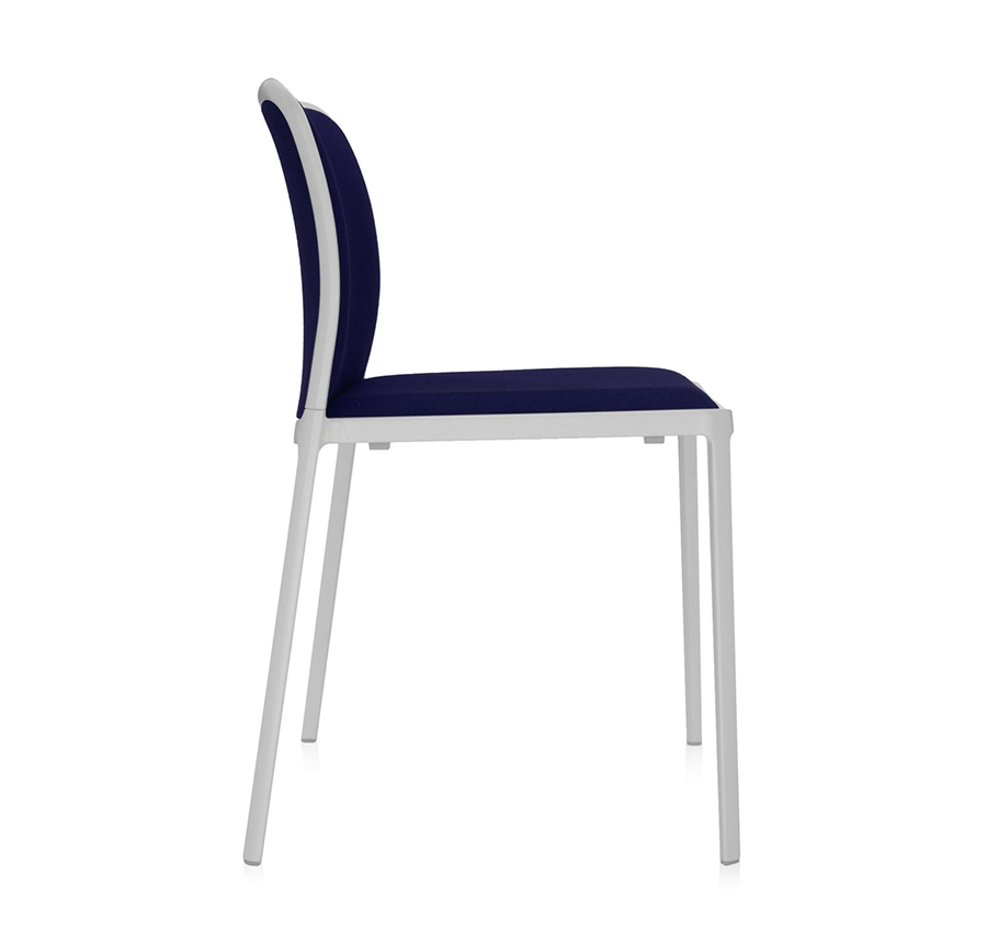 KARTELL set de 2 chaises AUDREY SOFT tissé TREVIRA