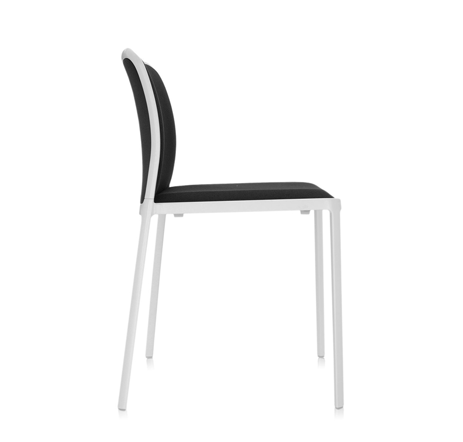 KARTELL set de 2 chaises AUDREY SOFT tissé TREVIRA