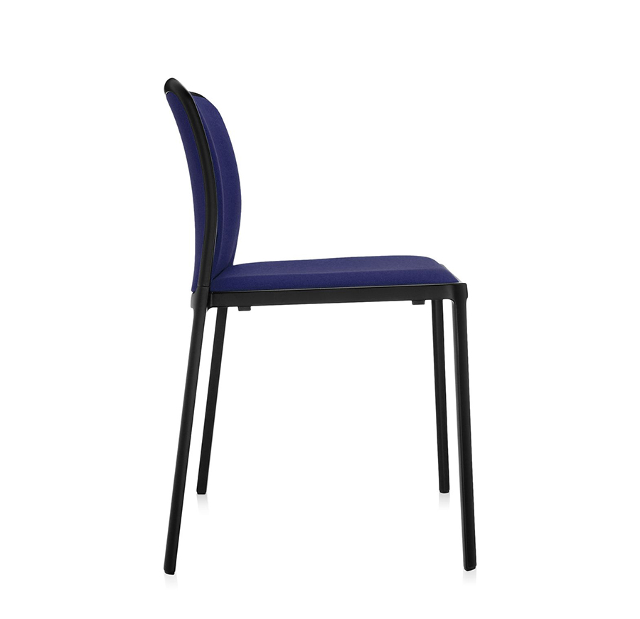 KARTELL set de 2 chaises AUDREY SOFT tissé TREVIRA