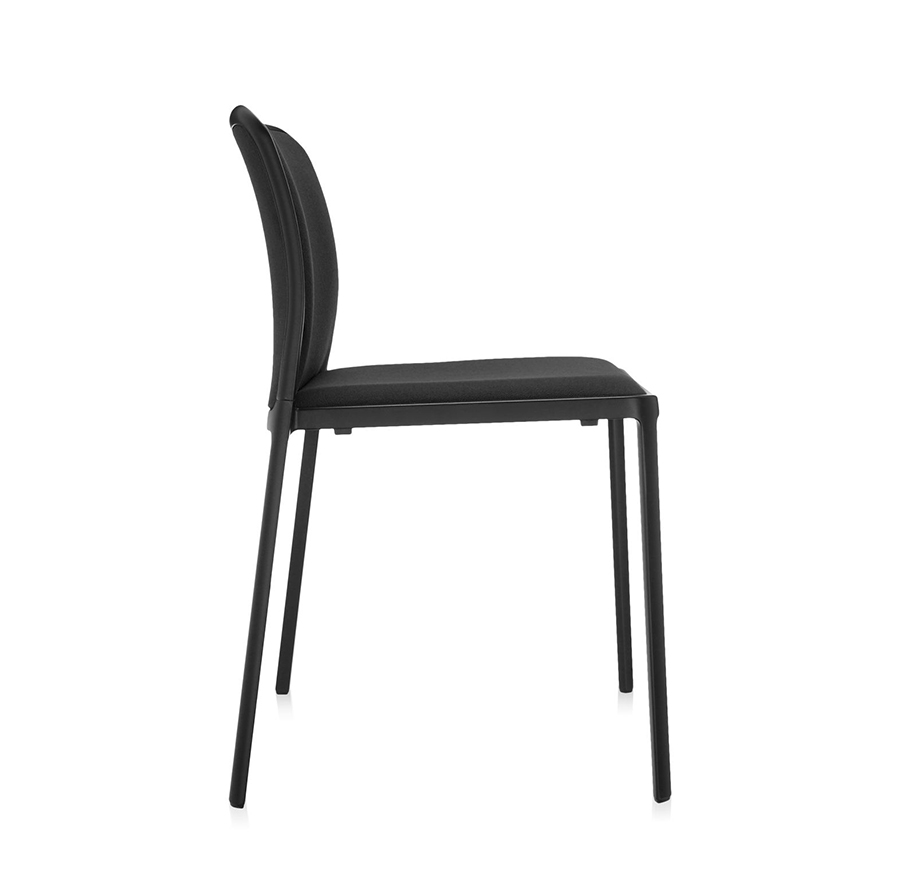 KARTELL set of 2 chairs AUDREY SOFT fabric TREVIRA