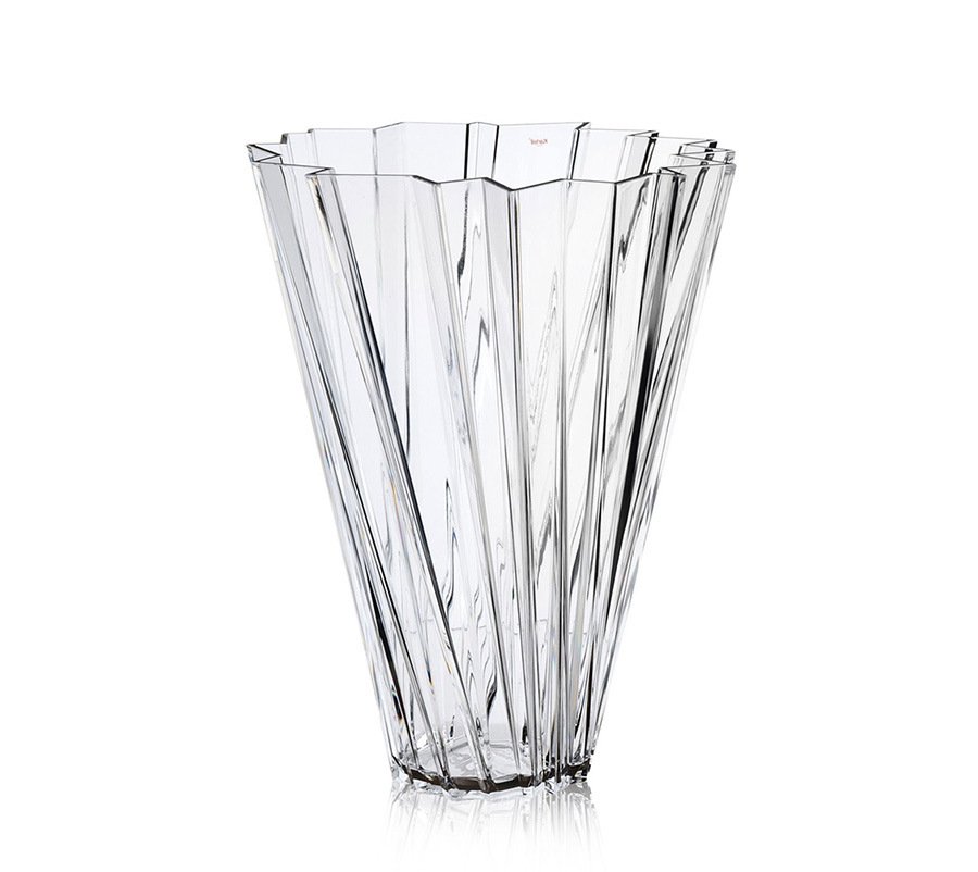 KARTELL vase SHANGHAI (Cristal - PMMA transparent)