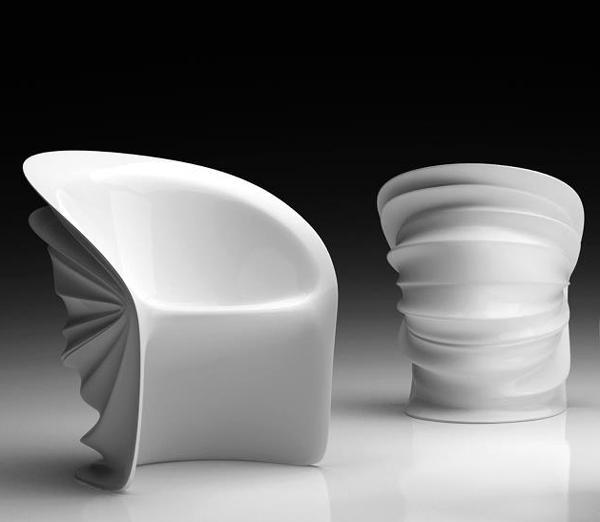 DRIADE armchair MODESTY VEILED