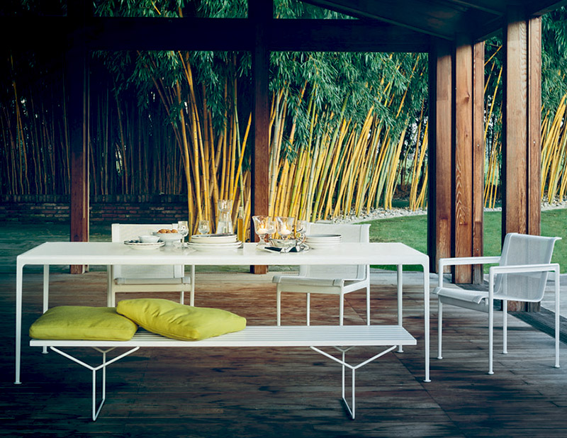 KNOLL chaise avec accoudoirs 1966 Dining Chair Collection Richard Schultz