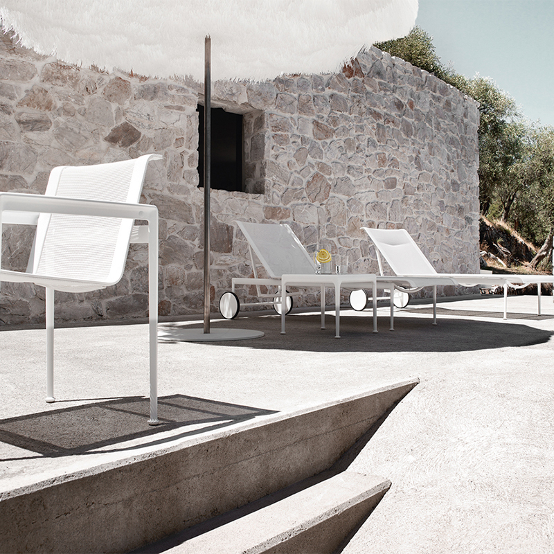 KNOLL chaise longue avec roues 1966 Adjustable Collection Richard Schultz